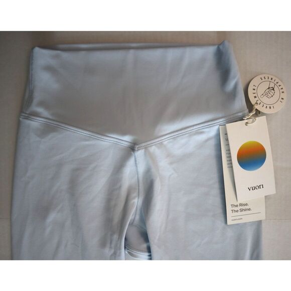 Vuori VW4130 Women's Sz XS Light Mist Blue AllTheForm Performance 7/8 Leggings - Picture 6 of 12